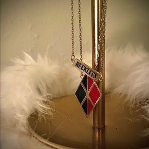 Harley Quinn “Reckless” Statement Necklace